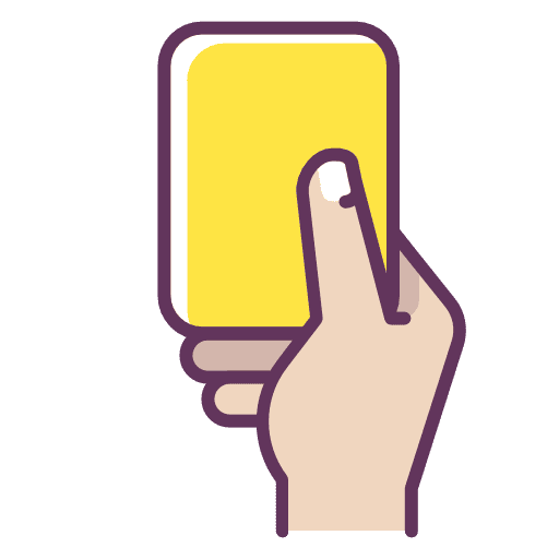 icone carton jaune