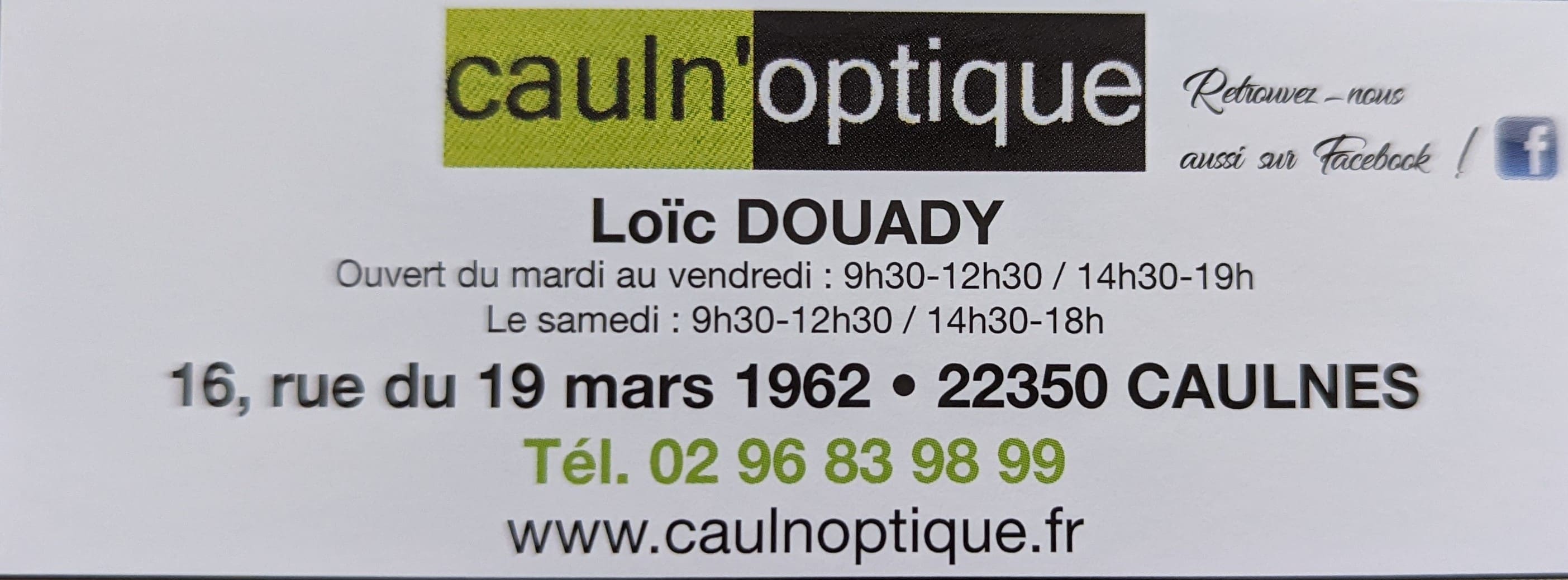 Cauln'Optique opticien Caulnes