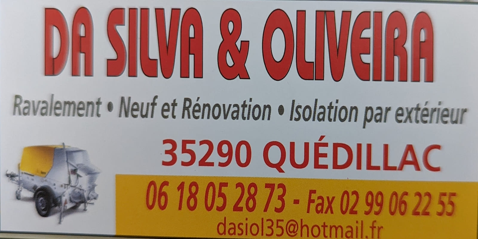 Da Silva et Oliveira Maçonnerie Quedillac
