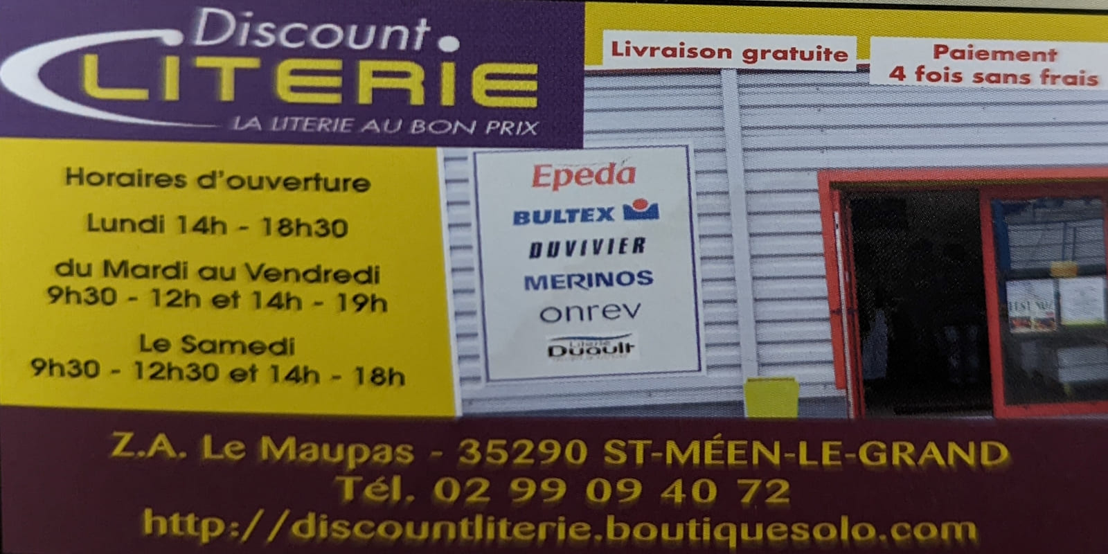 Discount Literie Saint Méen le Grand