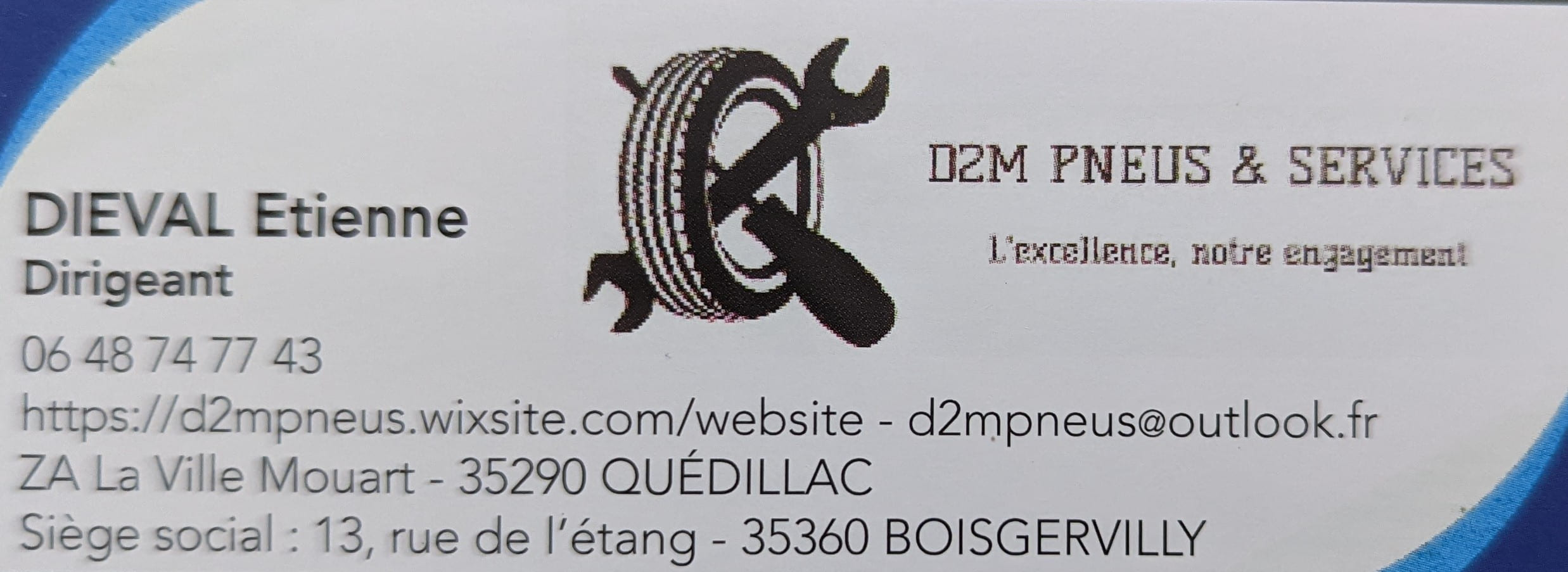 D2M Pneus et Services Etienne Dieval Quedillac
