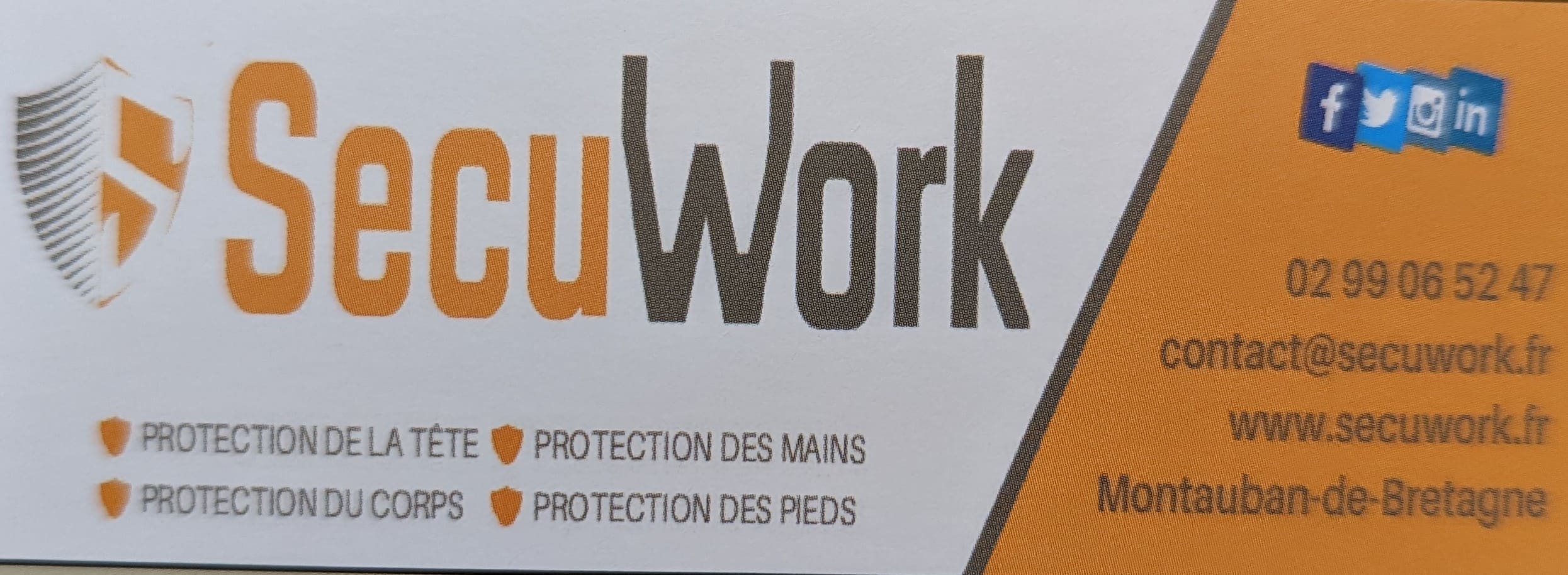 SécuWork protection Montauban de Bretagne