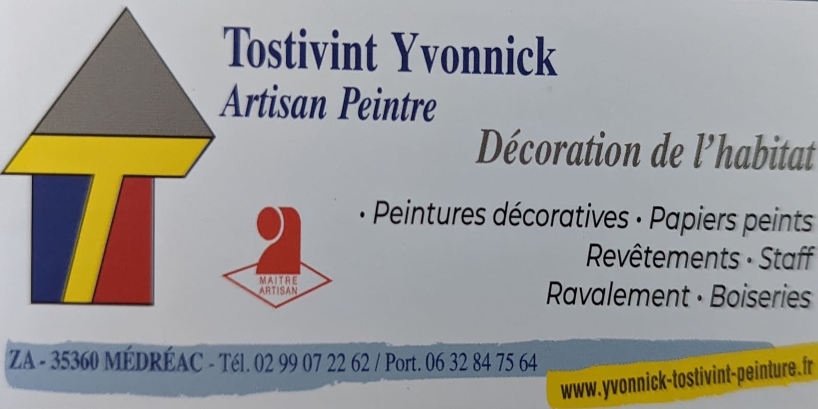Peinture Yvonnick Tostivint Médréac